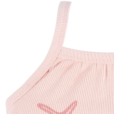 Gerber Baby Girls Sleeveless Cotton Long-Leg Romper Jumpsuit, Starfish, 18 Months - Image 4