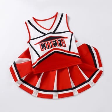 WooHand Halloween Costumes 5-12 Years Girls Cheerleader Costume Cheerleading Outfit Dress For Party Birthday Gift - Image 6