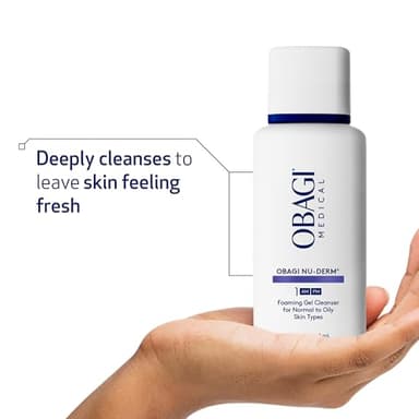 Obagi Nu-Derm Foaming Gel – Gel-Based Cleanser for Normal to Oily & Sensitive Skin – 6.7 oz - Image 3