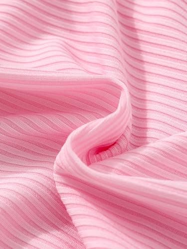 Doresbebe 3-6 Months Baby Girl Clothes Newborn Outfit Infant Romper Fall Winter Deer Pant Set Ruffle Long Sleeve Rib Solid Top Headband Pink - Image 5