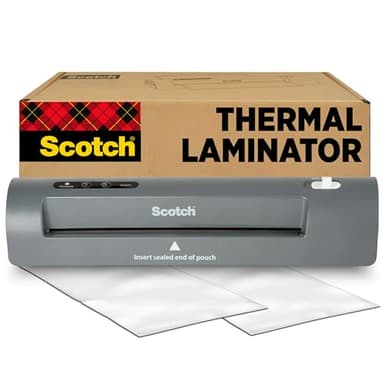Scotch TL901X Thermal Laminator, 1 Laminating Machine, Gray, Laminate School Assignments and Documents, for Dorm Room or School Supplies, 9 in. - Image 1