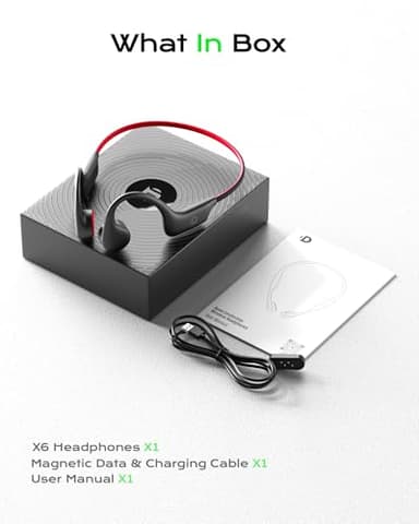 DEMICEA Open Ear Sport Headphones, Wireless Bone Conduction Earphones, Built-in 32GB MP3,with Mic, IP68, Sweat & Water Resistant, Up to 8 Hours Battery, Bluetooth 5.3, for Running, Workouts, Swimming - Image 7