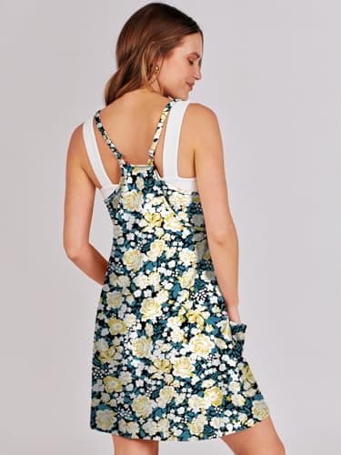 Prinbara Women Athletic Tennis Dress Summer Workout Sports Mini Romper Dress Built in Shapewear Shorts Sundress 2025 Outfits - Image 6