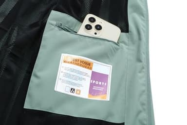 MOERDENG Women's Waterproof Rain Jacket Lightweight Raincoat Hooded Hiking Jacket Softshell Windbreaker - Image 6