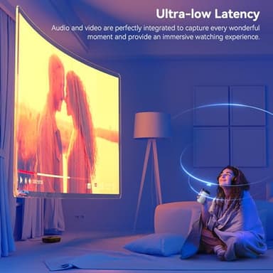 LEVN Wireless Headphones for TV Watching, TV Headphones Wireless for Seniors with Transmitter Charging Base, Hearing-impaired, No Audio Delay Blutooth 5.2, Plug and Play, Gifts for Elderly - Image 3