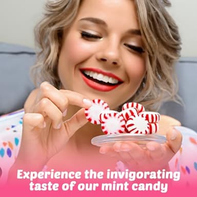 Bulk Starlight Peppermints Hard Candy – Approx. 180 Pieces, 2 lb Bag – Individually Wrapped Peppermint Discs for Parties, Candy Bowls & Holiday Treats - Image 3