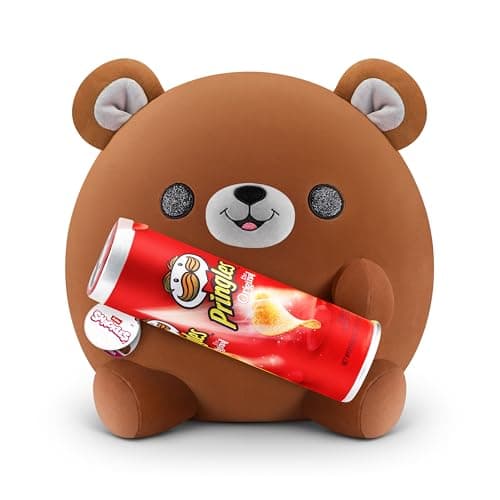 Snackles (Pringles) Bear Super Sized 14 inch Plush by ZURU, Ultra Soft Plush, Collectible Plush with Real Licensed Brands, Stuffed Animal - Image 1