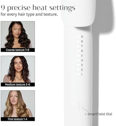 T3 SinglePass Curl X Extra-Long Barrel 1", 1.25", 1.5" Curling Iron with 9 Heat Settings and Ceramic Barrel for Fast Styling and Lasting Results on All Hair Types - Image 6