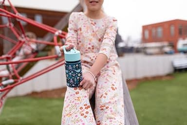 Simple Modern Bluey Kids Water Bottle Plastic BPA-Free Tritan Cup with Leak Proof Straw Lid | Reusable and Durable for Toddlers, Girls and Boys | Summit Collection | 12oz, Sky - Image 7