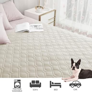 Ameritex Waterproof Dog Bed Cover Pet Blanket for Furniture Bed Couch Sofa Reversible - Image 7