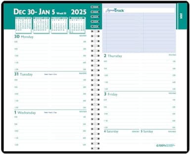 House of Doolittle 2025 Weekly and Monthly Planner Calendar, Express Track, 5 x 8 Inches, January - January (HOD29402-25) - Image 3