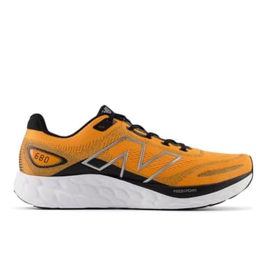 New Balance Men's Fresh Foam 680 V8 Running Shoe, Sizzle/Black/Dark Silver Metallic, 10 X-Wide - Image 3