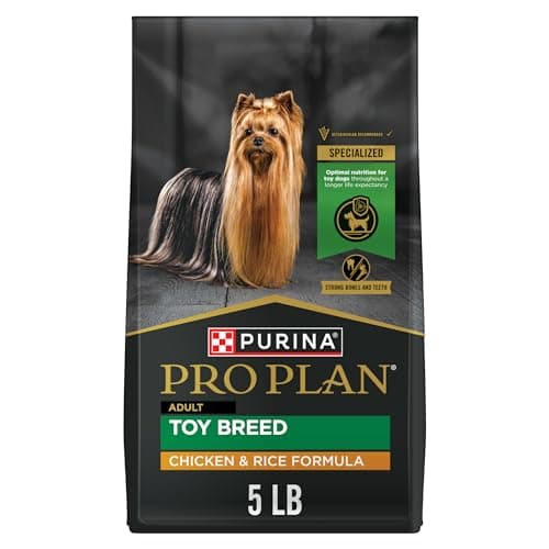 Purina Pro Plan Toy Breed Dog Food, Chicken and Rice Formula With Guaranteed Live Probiotics - 5 lb. Bag - Image 1