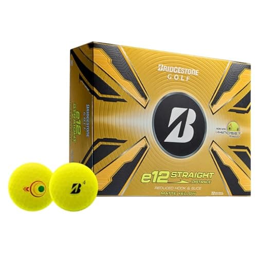 Bridgestone Golf e12 Straight Matte Yellow - Image 1
