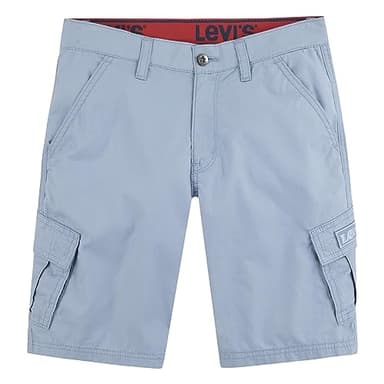 Levi's Boys' Cargo Shorts, Faded Denim, 3T - Image 1