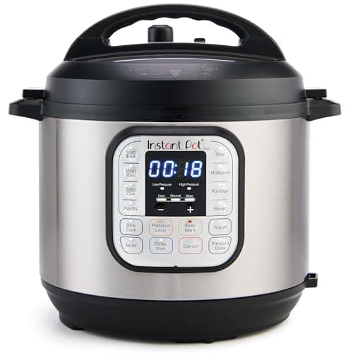 Instant Pot Duo 7-in-1 Electric Pressure Cooker, Slow Cooker, Rice, Steamer, Sauté, Yogurt Maker, Warmer & Sterilizer, Includes App With Over 800 Recipes, Stainless Steel, 6 Quart - Image 1
