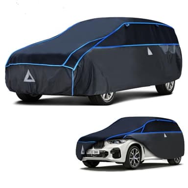 Aoulette SUV Hail Protector Car Cover with Thick Multi-Layered EVA | Gift Windshield Sun Shade | Custom Fit Sedan Ford Escape, Mazda CX-5 50, Subaru XV, Jeep Compass, Sportage etc. | See Size Chart | - Image 1