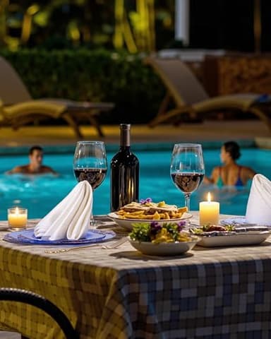 Nervure 175PCS Clear Blue Plastic Plates - Plastic Dinnerware Set Include 25Dinner Plates, 25Dessert Plates, 25Cups, 25Forks, 25Knives, 25Spoons, 25Napkins Perfect for Wedding & Party - Image 9