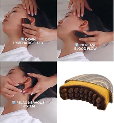 Lymphatic Contour Face Brush, Chin & Jawline Sculpting, Lymphatic Drainage Massager for Face, Ergonomically Designed to Fit The Skin Precisely and Relieve Fatigue (1PCS) - Image 3