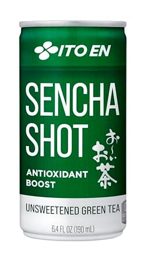 Ito En Sencha Shot, Japanese Green Tea, 6.4 Ounce (Pack of 30), Unsweetened, Zero Calories - Image 1