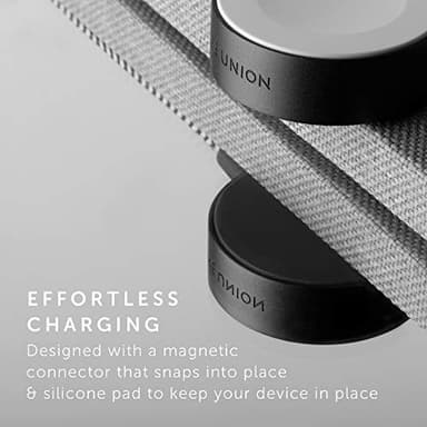 Native Union Belt Watch Cable - 4ft Ultra-Strong Reinforced [MFi Certified] Durable USB Charging Cable Compatible with Apple Watch, Leather Strap (Zebra) - Image 6