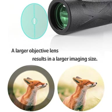 Monocular-Telescope 80x100 High Definition High Powered Telescope for Stargazing,Hunting,Wildlife Bird Watching,Travel,Camping,Hiking,for Smartphone for Adults for Beginners - Image 7