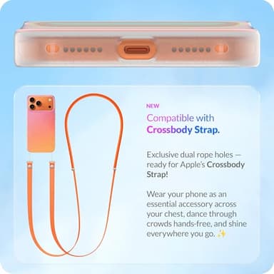 LONLI Hue for iPhone 17 Pro Max Case - Holographic Iridescent Shockproof Cute Phone Cover - [Shock-Absorbent Bumper] - Cute, Unique and Aesthetic for Women and Girls - Image 3