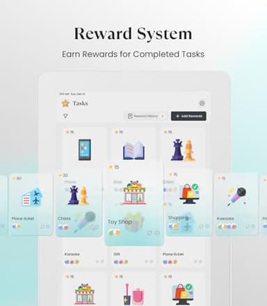 Cozyla Digital Calendar+ 2: 15.6'' Wall Planner Touch Screen Chore Chart Customize Dashboard Smart Electronic Calendar for Family Schedules Meal Planner Support App Store with Stand White - Image 6