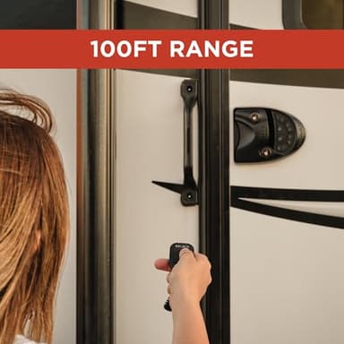 RVLOCK V4 RV Door Lock Keyless Entry with Remote, Secure and Convenient Camper Latch Replacement, Durable RV Door Lock Replacement for Trailers with Patented Security Technology - Image 4