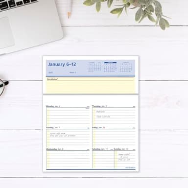 AT-A-GLANCE 2025 Desk Calendar Refill, Weekly, 5-1/2" x 7", Flip-A-Week with QuickNotes (SW7065025) - Image 3