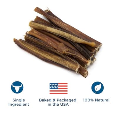 Best Bully Sticks 6 Inch Thin Bully Sticks - 24 Count (Pack of 1) - Natural, Easily Digestible, 100% Grass-Fed, Grain and Rawhide Free - Image 3