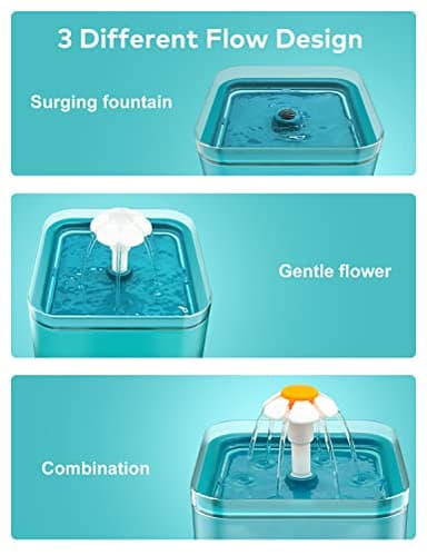 Cat Water Fountain: Cat Fountain - Water Fountains for Cats Indoor - 67oz/2L Cat Fountains for Drinking - Pet Water Fountain - Ultra Silent - Cat Drinking Fountain for Small Dogs - AONBOY - Image 6