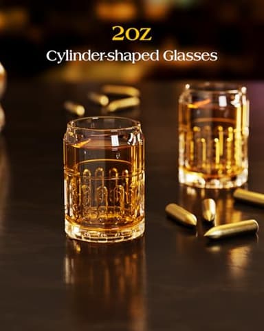 Gifts for Men Dad, Whiskey Decanter Set with 2 Glasses, Unique Gift for fathers day, Husband, Boyfriend, Brother, Anniversary Memorial Day Birthday Gift Ideas, Cool Drinking Accessories for Home Bar - Image 4