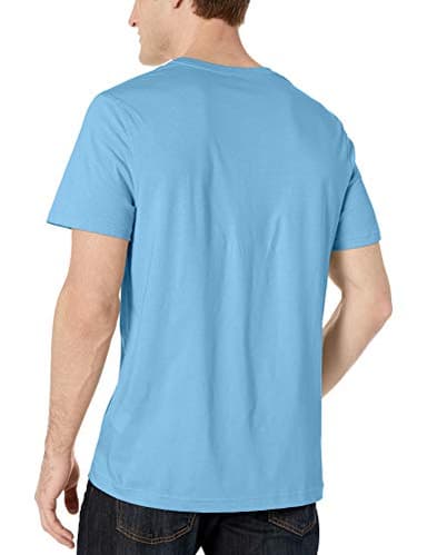 Nautica Men's Short Sleeve Solid Crew Neck T-Shirt, Riviera Blue, 3X-Large - Image 4