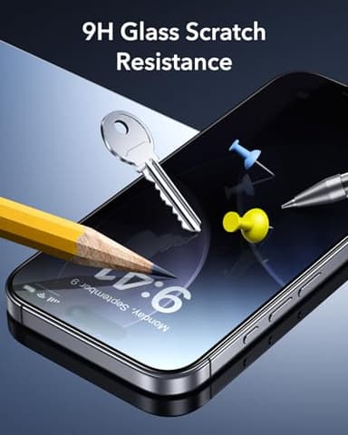 ESR 3 Pack for iPhone 17 Pro Max Privacy Screen Protector, Anti-spy Tempered-Glass Privacy Screen Protector with Easy Installation Tool, Micro-Curved Edges, Case Friendly - Image 7