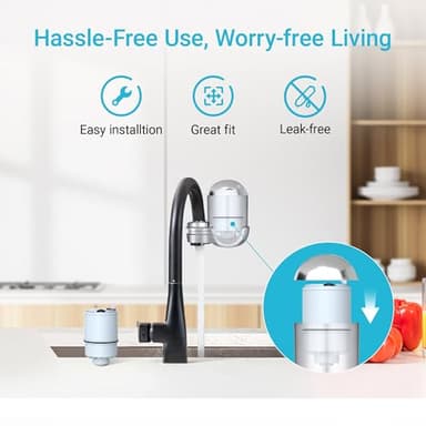 [Alkaline] 2 Pack Filter Replacement for All PUR®, PUR®PLUS Faucet Filtration Systems, Pur® RF-9999® Faucet Water Filter, NSF Certified, AQUA CREST - Image 7