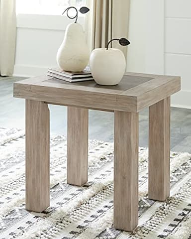 Signature Design by Ashley Hennington Rectangular End Table, Light Brown - Image 2