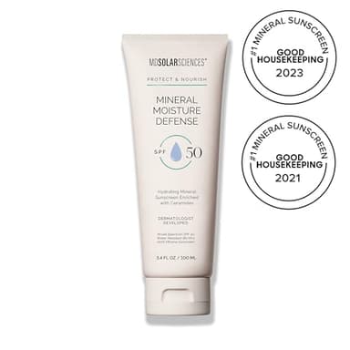 MDSolarSciences Mineral Moisture Defense Sunscreen SPF 30 | Hydrating Moisturizer with Ceramides | Water-Resistant, Broad Spectrum UV Protection | No White Cast | Safe for Sensitive Skin (3.4 Fl Oz) - Image 2