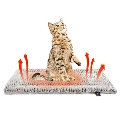 Self Heating Cat Pad Self Warming Cat Bed 22" x 17" Thermal Mat Extra Warm Pet Mat for Outdoor and Indoor Large Kittens Small Puppy Pets - Image 1
