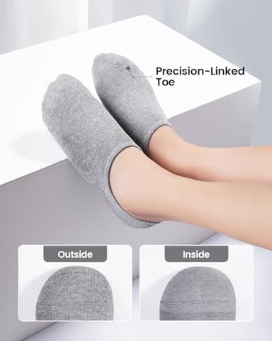 IDEGG Women's Socks 10 Pairs Low Cut Anti-Slid Novelty Athletic Casual Cotton Socks - Image 4