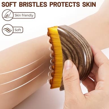 New Lymphatic Contour Face Brush,Lymphatic Drainage Massager for Chin & Neck,Ultra-Soft Bristles Suitable for All Skin Types,Portable Ergonomic Beauty Tool with Travel Case（1 Pcs） - Image 4