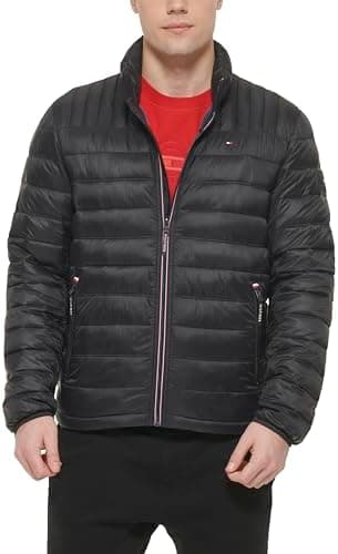 Tommy Hilfiger Men's Ultra Loft Lightweight Packable Puffer Jacket (Standard and Big & Tall - Image 2