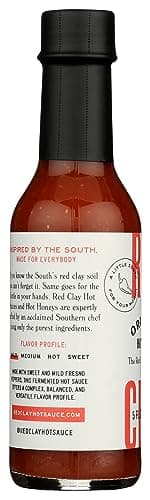 Original Hot Sauce by Red Clay Hot Sauce, Southern Style Condiment and Marinade, Gluten Free, Sugar Free, Keto Friendly, Sustainably Sourced, Mild Heat, Made in USA, 5oz - Image 4