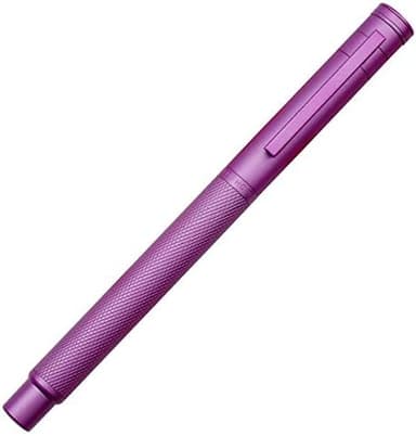 Asvine Pink Forest Fountain Pen Bent Nib, Classic Design with Converter and Metal Pen Case, The Light of Hope Serise - Image 3