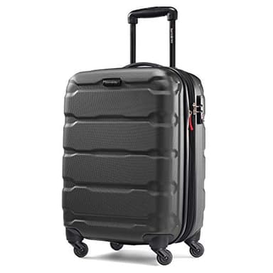 Samsonite Omni PC Hardside Expandable Luggage with Spinner Wheels, Black, Carry-On 20-Inch - Image 1