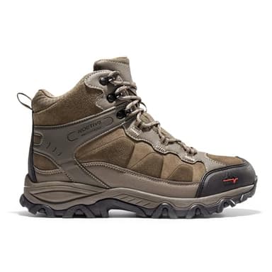 NORTIV 8 Men's Waterproof Hiking Boots Outdoor Mid Trekking Lightweight Mountaineering Shoes Paladin,Size 8.5W,Coffee,JS19004M - Image 3