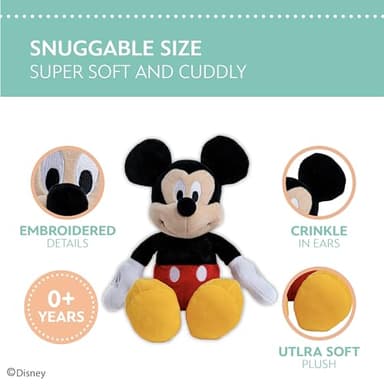 Disney Baby Mickey Mouse Stuffed Animal Plush Toy, 15 Inches - Image 4