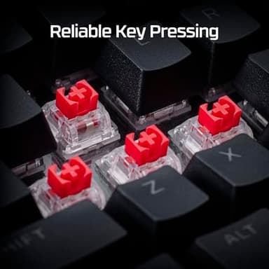 HyperX Alloy Rise 75 Wireless – Hot-Swappable 75% Mechanical Gaming Keyboard, PC, Up to 80 Hours Backlighting On, Dual Wireless 2.4GHz & Bluetooth - Image 8