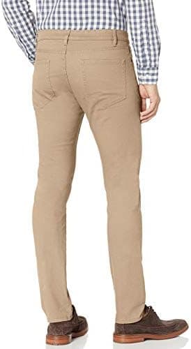 Amazon Essentials Slim Fit Khaki Pants for Men, 5-Pocket Stretch Twill - Image 3