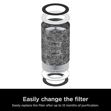 Shark AP1000 Clean Sense Air Purifier MAX, Allergies, HEPA Filter, 1100 Sq Ft, XL Room, Living Room, Whole Home, Captures 99.98% of Particles, Pollutants, Dust, Smoke, Allergens & Smells, Grey - Image 11